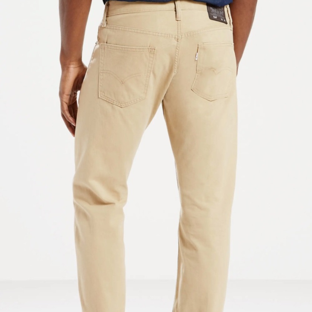 Levi’s Men 514 Straight Jean - 33x32 - Color: Washed Soft Twill - NonStretch
